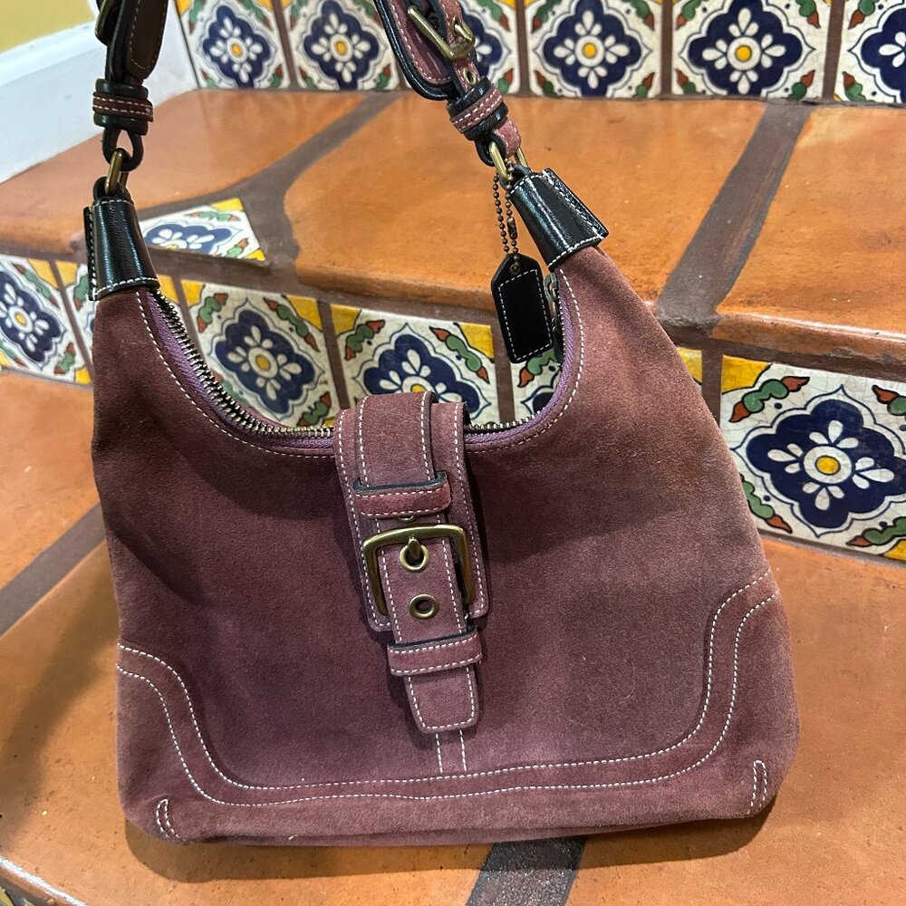 Coach Sueded Shoulder bag